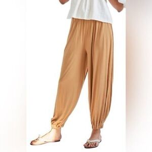 Free People Tan Relaxed Pants